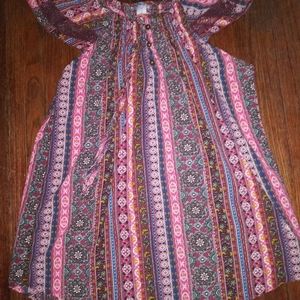 No Boundaries - Cap Sleeve Blouse - Size: Large